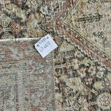 4’2 x 6’5 Classic Vintage Rug Muted Black, Rust, Sage & Bone 5735