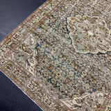 4’6 x 6’2 Classic Antique Rug Muted Blue-Black, Brown, Blue & Beige 5739