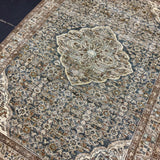 4’6 x 6’2 Classic Antique Rug Muted Blue-Black, Brown, Blue & Beige 5739