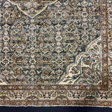 4’6 x 6’2 Classic Antique Rug Muted Blue-Black, Brown, Blue & Beige 5739