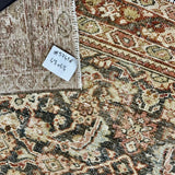 4’3 x 6’4 Classic Vintage Rug Muted Black, Rust, Camel  & Beige 5741