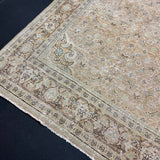 9’7 x 13’2 Classic Vintage Rug Muted  Beige, Saffron & Teal 5748