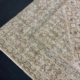 9’5 x 12’8 Classic Vintage Rug Taupe, Sea Green & Beige 5749
