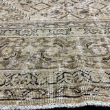 9’5 x 12’8 Classic Vintage Rug Taupe, Sea Green & Beige 5749