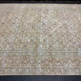 9’7 x 12’9 Classic Vintage Rug Beige, Sage Green &  Brown 5747