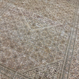 9’7 x 12’9 Classic Vintage Rug Beige, Sage Green &  Brown 5747