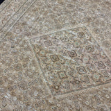 9’7 x 12’9 Classic Vintage Rug Beige, Sage Green &  Brown 5747