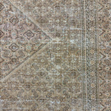 9’7 x 12’9 Classic Vintage Rug Beige, Sage Green &  Brown 5747