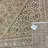 9’7 x 12’9 Classic Vintage Rug Beige, Sage Green &  Brown 5747