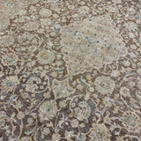 9’11 x 13’7 Classic Vintage Rug Muted  Beige, Brown, Blue & Green 5752