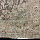 9’11 x 13’7 Classic Vintage Rug Muted  Beige, Brown, Blue & Green 5752