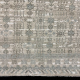 ON HOLD 10’ x 14’ Distressed Silk Classic Khotan Rug Beige & Blue LB03
