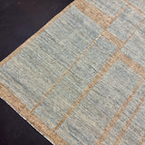 8’2 x 9’11 Moroccan Rug Blue & Beige LB42