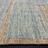 8’2 x 9’11 Moroccan Rug Blue & Beige LB42