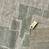 9’ x 12’ Distressed Silk Swedish Rug Green & Stone Beige LB042