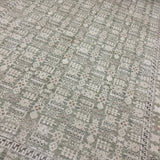 ON HOLD 9’x 12’ Distressed Silk Classic Khotan Rug Beige & Sage LB01