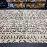 10’ x 14’ Distressed Silk Classic Khotan Rug Stone Beige, Gray & Brown LB04