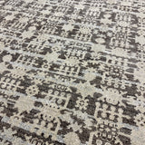10’ x 14’ Distressed Silk Classic Khotan Rug Stone Beige, Gray & Brown LB04