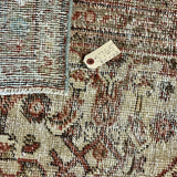 8’10 x 12’2  Classic Antique Rug Muted Rust, Charcoal, Taupe & Brown 5765