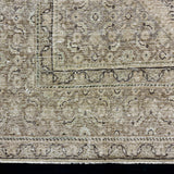 9’2  x 12’3 Classic Vintage Rug Muted Beige, Black & Green 5768