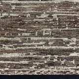 9’5 x 12’ Moroccan Style Rug Pure Silk and Organic Wool Browns, Beige & Gray MK488