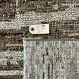 9’5 x 12’ Moroccan Style Rug Pure Silk and Organic Wool Browns, Beige & Gray MK488