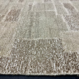 9’1 x 12’ Moroccan Style Rug Pure Silk and Organic Wool Muted Sage, Stone,  Brown & Gray MK586