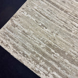 9’6 x 12’ Moroccan Style Rug Pure Silk and Organic Wool Muted Stone, Brown & Bone MK419