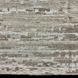 9’6 x 12’ Moroccan Style Rug Pure Silk and Organic Wool Muted Stone, Brown & Bone MK419