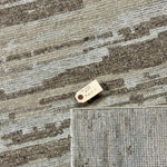9’1 x 11’11  Moroccan Style Rug Pure Silk and Organic Wool Muted Beige, Brown & Gray MK452 Linda's Barn