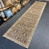 3’4 x 14’1 Classic Vintage Runner Brown Beige & Clay 5507