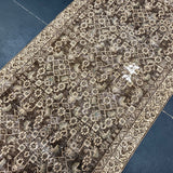 3’4 x 14’1 Classic Vintage Runner Brown Beige & Clay 5507