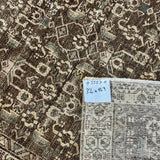 3’4 x 14’1 Classic Vintage Runner Brown Beige & Clay 5507