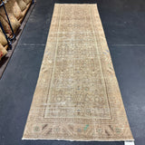 3’2 x 9’9 Classic Vintage Runner Muted B Cappuccino, Blush, Green & Blue 5590