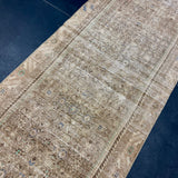 3’2 x 9’9 Classic Vintage Runner Muted B Cappuccino, Blush, Green & Blue 5590