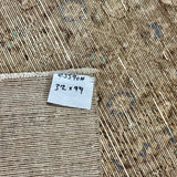 3’2 x 9’9 Classic Vintage Runner Muted B Cappuccino, Blush, Green & Blue 5590