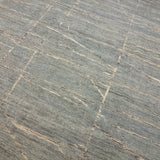 9’2 x 11’11 Moroccan Style Rug Pure Soft Organic Wool Sea Foam, Gray & Beige LB40