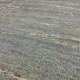 9’2 x 11’11 Moroccan Style Rug Pure Soft Organic Wool Sea Foam, Gray & Beige LB40