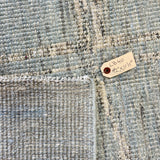 9’2 x 11’11 Moroccan Style Rug Pure Soft Organic Wool Sea Foam, Gray & Beige LB40