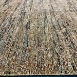 9’3 x 11’11  Moroccan Style Rug Pure Silk and Organic Wool Muted Cognac & Tabacco Brown LB05 Linda's Barn