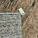 9’3 x 11’11  Moroccan Style Rug Pure Silk and Organic Wool Muted Cognac & Tabacco Brown LB05 Linda's Barn