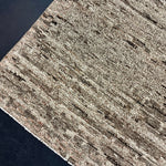 9’5 x 12’1 Moroccan Style Rug Pure Silk and Organic Wool Muted Dark Taupe, Brown & Gray LB06 Linda's Barn