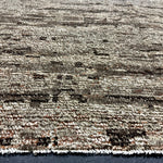 9’5 x 12’1 Moroccan Style Rug Pure Silk and Organic Wool Muted Dark Taupe, Brown & Gray LB06 Linda's Barn