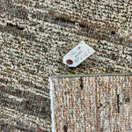 9’5 x 12’1 Moroccan Style Rug Pure Silk and Organic Wool Muted Dark Taupe, Brown & Gray LB06 Linda's Barn