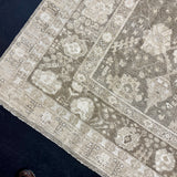 8’11 x 12’3 Silk & Wool Oushak Rug, Clay, Sage, Taupe, Cream + Stone LB28