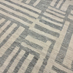 8’5 x 9’10 Moroccan Style Rug Pure Soft Organic Wool Denim Blue, Gray & Ivory LB39 Linda's Barn
