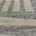 8’5 x 9’10 Moroccan Style Rug Pure Soft Organic Wool Denim Blue, Gray & Ivory LB39 Linda's Barn