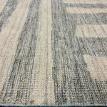 8’5 x 9’10 Moroccan Style Rug Pure Soft Organic Wool Denim Blue, Gray & Ivory LB39 Linda's Barn