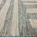8’5 x 9’10 Moroccan Style Rug Pure Soft Organic Wool Denim Blue, Gray & Ivory LB39 Linda's Barn