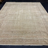 9’ x 11’  Classic Vintage Rug Muted Beige, Bronze & Sea Blue 5772 Linda's Barn